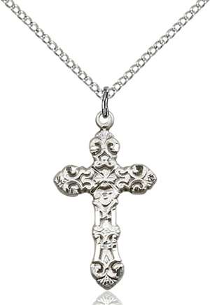 6001SS/18SS <br/>Sterling Silver Cross Pendant