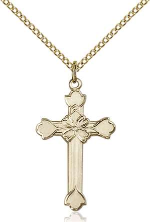 6002GF/18GF <br/>Gold Filled Cross Pendant