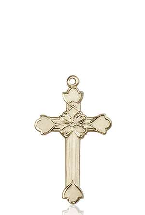 6002KT <br/>14kt Gold Cross Medal