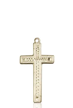 6003KT <br/>14kt Gold Cross Medal