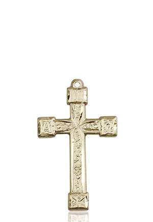 6004KT <br/>14kt Gold Cross Medal