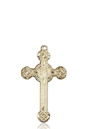 6006KT <br/>14kt Gold Cross Medal