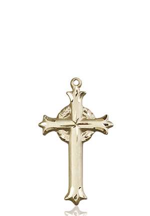 6011KT <br/>14kt Gold Cross Medal