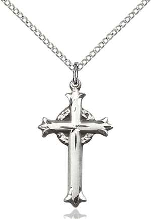 6011SS/18SS <br/>Sterling Silver Cross Pendant