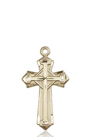 6012KT <br/>14kt Gold Cross Medal