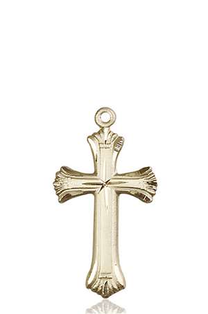6013KT <br/>14kt Gold Cross Medal