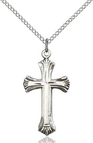 6013SS/18SS <br/>Sterling Silver Cross Pendant