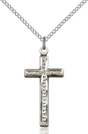 6017SS/18SS <br/>Sterling Silver Cross Pendant