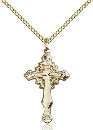 6019GF/18GF <br/>Gold Filled Cross Pendant