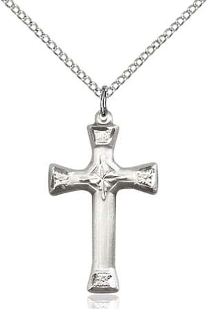 6023SS/18SS <br/>Sterling Silver Cross Pendant