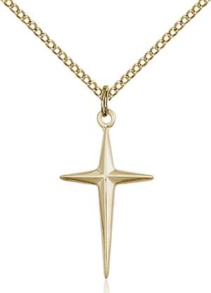 6038GF/18GF <br/>Gold Filled Cross Pendant