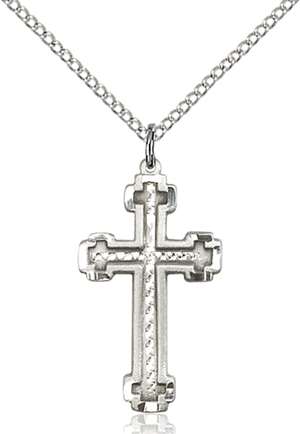 6039SS/18SS <br/>Sterling Silver Cross Pendant