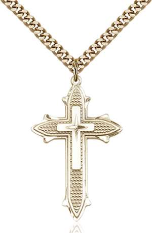 6059GF/24G <br/>Stainless Gold Heavy Curb Chain