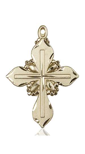 6060KT <br/>14kt Gold Cross Medal