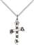 6063SS/18SS <br/>Sterling Silver Cross Pendant