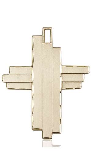 6064KT <br/>14kt Gold Cross Medal