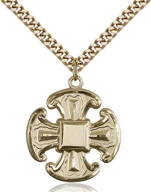 6067GF/24G <br/>Gold Filled Cross Pendant