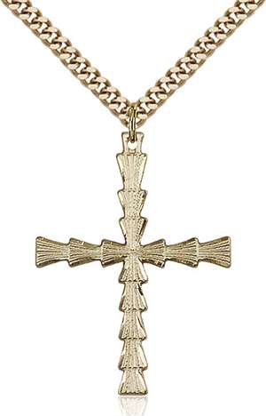 6068GF/24G <br/>Gold Filled Cross Pendant