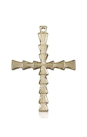 6068KT <br/>14kt Gold Cross Medal