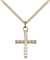 6069GF/18GF <br/>Gold Filled Cross Pendant