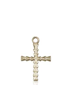6069KT <br/>14kt Gold Cross Medal