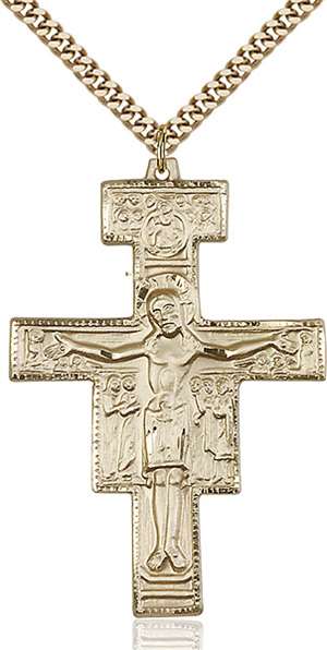 6070GF/24G <br/>Gold Filled San Damiano Pendant