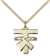 6071GF/18GF <br/>Gold Filled Franciscan Cross Pendant