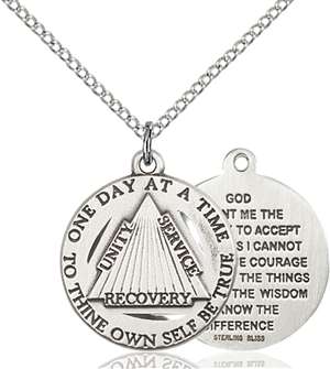6088SS/18SS <br/>Sterling Silver Recovery Pendant