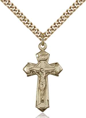 6092GF/24G <br/>Gold Filled Crucifix Pendant