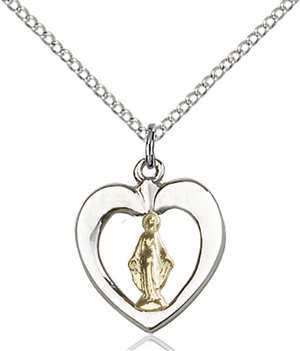 6096GF/SS/18SS <br/>Two-Tone GF/SS Miraculous Pendant