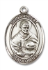 St. Albert the Great Medal<br/>7001 Oval, Sterling Silver