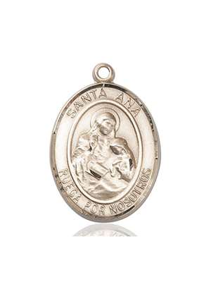 Santa Ana Medal<br/>7002 Spanish, Oval, 14kt Gold