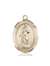 St. Barbara Medal<br/>7006 Oval, 14kt Gold