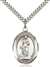 St. Barbara Medal<br/>7006 Oval, Sterling Silver