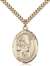 St. Augustine Medal<br/>7007 Oval, Gold Filled