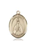 St. Blaise Medal<br/>7010 Oval, 14kt Gold