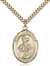 St. Alexander Sauli Medal<br/>7012 Oval, Gold Filled