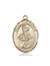 St. Alexander Sauli Medal<br/>7012 Oval, 14kt Gold