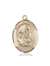 St. Catherine of Siena Medal<br/>7014 Oval, 14kt Gold