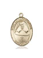 St. Katharine Drexel Medal<br/>7015 Oval, 14kt Gold