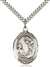 St. Cecilia Medal<br/>7016 Oval, Sterling Silver