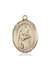 St. Bernadette Medal<br/>7017 Oval, 14kt Gold