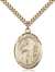 St. Brendan the Navigator Medal<br/>7018 Oval, Gold Filled