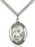 St. Camillus of Lellis Medal<br/>7019 Oval, Sterling Silver