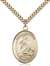 St. Charles Borromeo Medal<br/>7020 Oval, Gold Filled