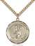 St. Christopher Medal<br/>7022 Round, Gold Filled