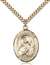 St. Dorothy Medal<br/>7023 Oval, Gold Filled