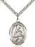 St. Daniel Medal<br/>7024 Oval, Sterling Silver