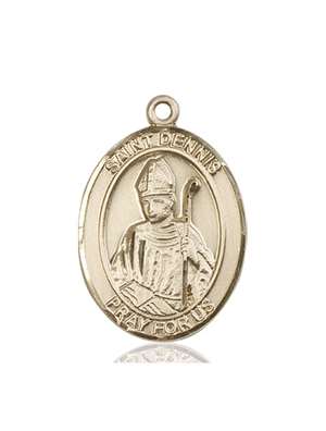 St. Dennis Medal<br/>7025 Oval, 14kt Gold