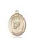 St. Edward the Confessor Medal<br/>7026 Oval, 14kt Gold